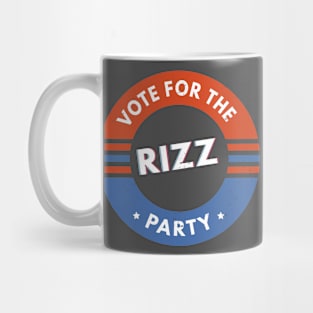 Vote for the Rizz Party Meme Political Humor Mug